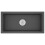 Berkfield Handmade Kitchen Sink Black Stainless Steel 2