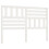 Berkfield Bed Headboard White 126x4x100 cm Solid Wood Pine 2