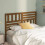 Berkfield Bed Headboard Honey Brown 126x4x100 cm Solid Wood Pine 3