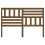 Berkfield Bed Headboard Honey Brown 126x4x100 cm Solid Wood Pine 4