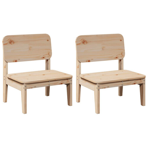 Berkfield Garden Chairs 2 pcs 60x52.5x72 cm Solid Wood Pine 1
