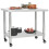Berkfield Kitchen Work Table with Wheels 100x45x85 cm Stainless Steel 2