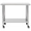 Berkfield Kitchen Work Table with Wheels 100x45x85 cm Stainless Steel 3