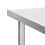 Berkfield Kitchen Work Table with Wheels 100x45x85 cm Stainless Steel 5