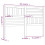 Berkfield Bed Headboard Grey 166x4x100 cm Solid Wood Pine 6