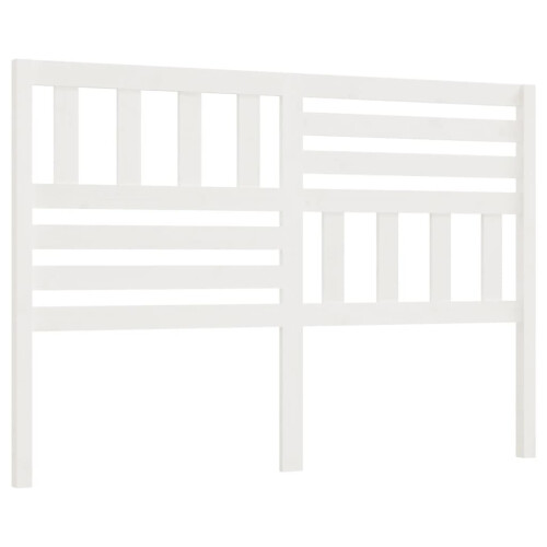 Berkfield Bed Headboard White 166x4x100 cm Solid Wood Pine 1