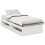 Berkfield Day Bed without Mattress White 75x190 cm Solid Wood Pine 2