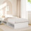 Berkfield Day Bed without Mattress White 75x190 cm Solid Wood Pine 4