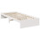 Berkfield Day Bed without Mattress White 75x190 cm Solid Wood Pine 7