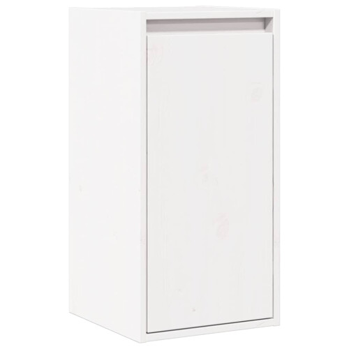 Berkfield Wall Cabinet White 30x30x60 cm Solid Wood Pine 1