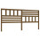 Berkfield Bed Headboard Honey Brown 186x4x100 cm Solid Wood Pine 2