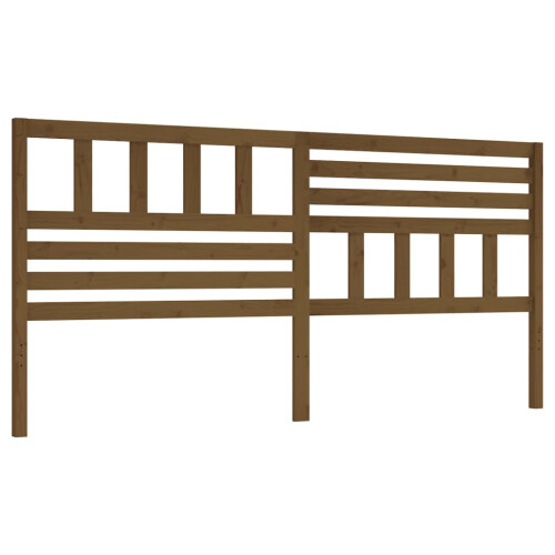 Berkfield Bed Headboard Honey Brown 186x4x100 cm Solid Wood Pine 1