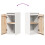 Berkfield Wall Cabinet White 30x30x60 cm Solid Wood Pine 8