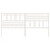 Berkfield Bed Headboard White 206x4x100 cm Solid Wood Pine 4