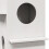 Berkfield Cat House White 43x43x60 cm Solid Wood Pine 6