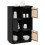 Berkfield Highboard Black 74x35x117 cm Solid Wood Pine 5