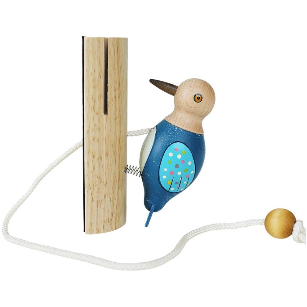 Handcrafted Wooden Woodpecker Door Knocker, Cute Durable Design For Home Entry Or Kids Room 9045646604664