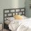 Berkfield Bed Headboard Grey 126x4x100 cm Solid Wood Pine 3