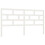 Berkfield Bed Headboard White 206x4x100 cm Solid Wood Pine 2