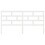 Berkfield Bed Headboard White 206x4x100 cm Solid Wood Pine 4