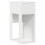 Berkfield Computer Tower Stand with Drawer White 30x44x74 cm 2