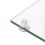 Berkfield Speaker Stands 2 pcs Silver Tempered Glass 3 Pillars Design 7