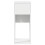 Berkfield Computer Tower Stand with Drawer White 30x44x74 cm 5