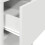 Berkfield Computer Tower Stand with Drawer White 30x44x74 cm 8