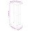 Berkfield Speaker Stands 2 pcs Silver Tempered Glass 3 Pillars Design 8