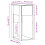 Berkfield Computer Tower Stand with Drawer White 30x44x74 cm 10