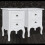Berkfield Nightstands 2 pcs with 2 Drawers MDF White 7