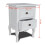 Berkfield Nightstands 2 pcs with 2 Drawers MDF White 8