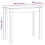 Berkfield Console Table White 80x40x75 cm Solid Wood Pine 8