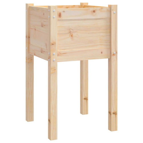 Berkfield Garden Planter 50x50x70 cm Solid Pinewood 1