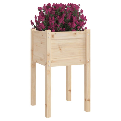 Berkfield Garden Planter 50x50x70 cm Solid Pinewood 2