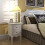 Berkfield Nightstand with 2 Drawers MDF White 2