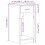 Berkfield Computer Tower Stand with Drawer Concrete Grey 35x45x77 cm 10