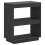 Berkfield Book Cabinet Grey 60x35x71 cm Solid Wood Pine 2