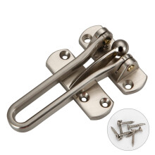 Stainless Steel Door Chain Lock for Home Security, AntiTheft Safety Buckle, Durable Steel Construction