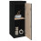 Berkfield Wall Cabinets 2 pcs Black 30x30x80 cm Solid Wood Pine 4