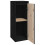 Berkfield Wall Cabinets 2 pcs Black 30x30x80 cm Solid Wood Pine 7