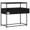 Berkfield Console Table Black Oak 75 x 40 x 75 cm Engineered Wood 2
