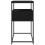 Berkfield Console Table Black Oak 75 x 40 x 75 cm Engineered Wood 3