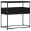 Berkfield Console Table Black Oak 75 x 40 x 75 cm Engineered Wood 4