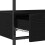 Berkfield Console Table Black Oak 75 x 40 x 75 cm Engineered Wood 5
