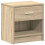 Berkfield Bedside Cabinet with Drawer Sonoma Oak 39x28x41 cm 6