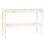 Berkfield Console Table White 110x40x75 cm Solid Wood Pine 2