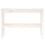 Berkfield Console Table White 110x40x75 cm Solid Wood Pine 3