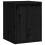 Berkfield Wall Cabinets 2 pcs Black 30x30x40 cm Solid Wood Pine 4