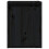 Berkfield Wall Cabinets 2 pcs Black 30x30x40 cm Solid Wood Pine 5